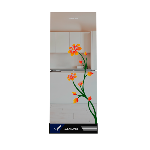 Jamuna 329L Refrigerator JE6-TM3B9QD Mirror Sunflower